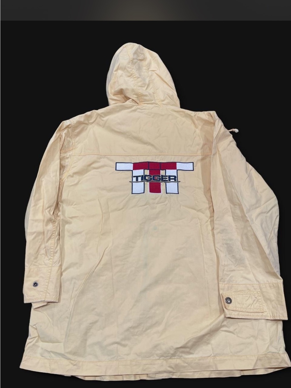 Vintage 90’s yellow Tigger trench coat